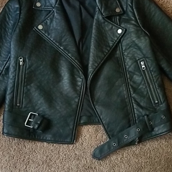 Victoria Secret Faux Leather Moto Jacket - Picture 7 of 12